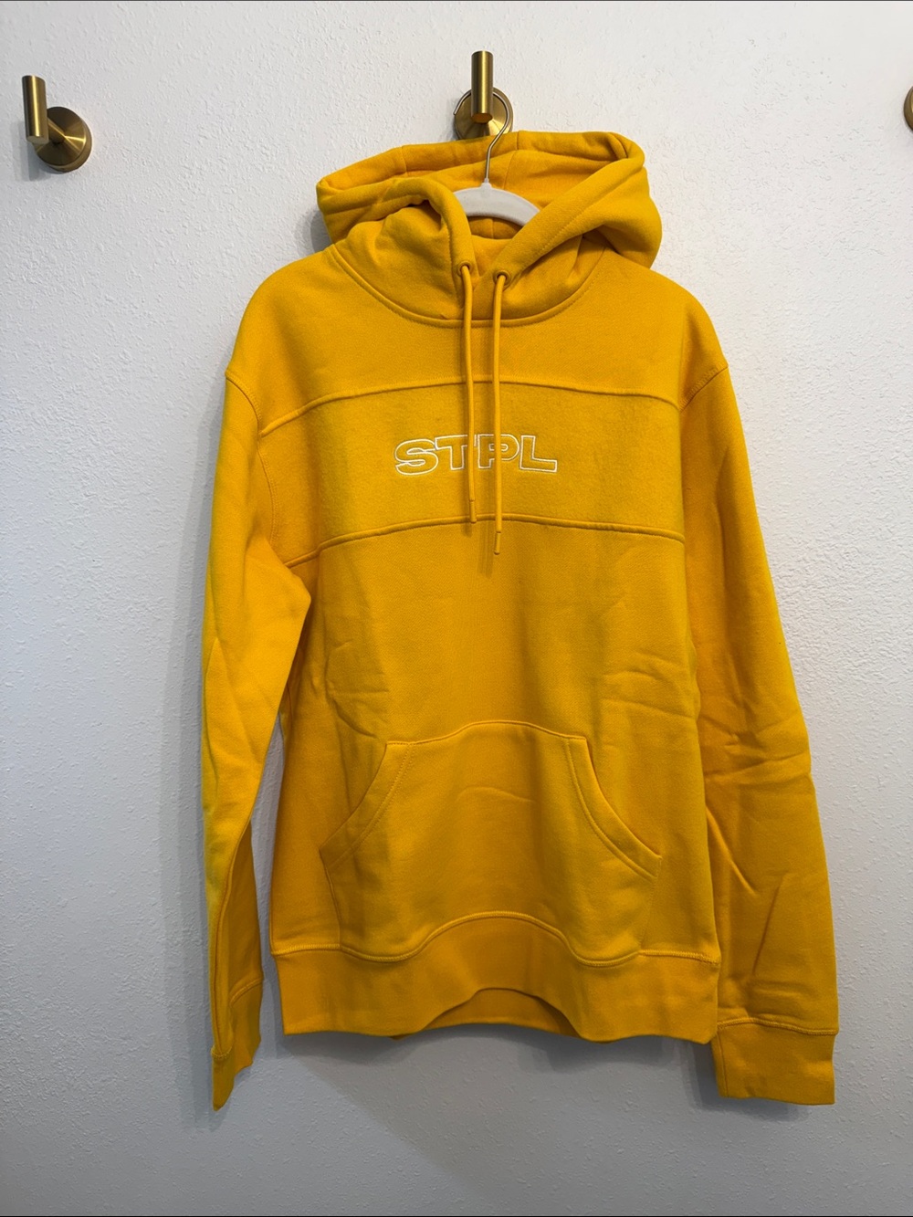 Staple Men's Yellow Logo Pullover Hoodie
